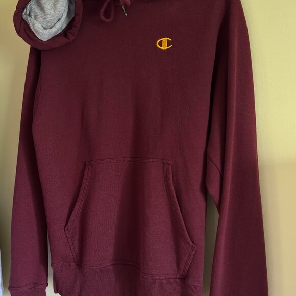 Champion Women's Powerblend Pullover Hoodie - Maroon - Size Small - Picture 7 of 8